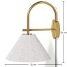 Vintage Gold Wall Lamp with Plug and Switch - Boly image 7