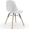 Set Table Hairpin (90x150 cm) + 6 Dining Chairs Nordic Skögur  image 7