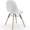 Set Table Hairpin (90x150 cm) + 6 Dining Chairs Nordic Skögur  image 7
