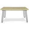 Set Table Hairpin (90x150 cm) + 6 Dining Chairs Nordic Skögur  image 7