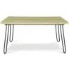 Set Table Hairpin (90x150 cm) + 6 Dining Chairs Nordic Skögur  image 7