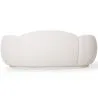 Curved Sofa Upholstered In White Bouclé – Modern And Elegant Design - Sorela image 7