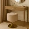 Stool With Storage Upholstered In Chenille - Tony image 7