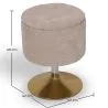 Stool With Storage Upholstered In Chenille - Tony image 7