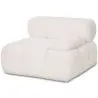 Modular Left Corner Sofa - Upholstered In White Bouclé Fabric - Bianca image 7