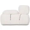 Modular Left Corner Sofa - Upholstered In White Bouclé Fabric - Bianca image 7