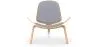 Designer armchair - Scandinavian armchair - Fabric upholstery - Lucy image 7