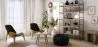 Designer armchair - Scandinavian armchair - Fabric upholstery - Lucy image 7