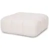 Modular Pouf Upholstered In Bouclé Fabric - Modern Design – Compatible With Bianca Modular Sofa image 7