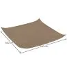 Coconut fiber awning 4x4M - 100 % Natural shade sail image 7