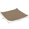 Coconut fiber awning 5x5M - 100 % Natural shade sail image 7