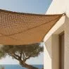 Coconut fiber awning 5x5M - 100 % Natural shade sail image 7