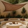 Coconut fiber awning 3x3x3M - 100 % Natural shade sail image 7