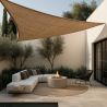 Coconut fiber awning 3x3x3M - 100 % Natural shade sail image 7