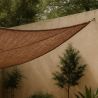 Coconut fiber awning 3x3x3M - 100 % Natural shade sail image 7