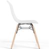 Dining chair with natural wood legs – Modern style and functionality - Broly image 7