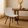 Dining chair with dark wood legs – Modern style and functionality - Broly image 7