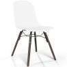 Dining chair with dark wood legs – Modern style and functionality - Broly image 7
