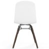 Dining chair with dark wood legs – Modern style and functionality - Broly image 7