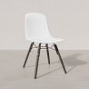 Dining chair with dark wood legs – Modern style and functionality - Broly image 7