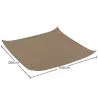 Coconut fiber awning 3x3M - 100 % Natural shade sail image 7