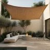 Coconut fiber awning 3x3M - 100 % Natural shade sail image 7