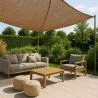 Coconut fiber awning 3x3M - 100 % Natural shade sail image 7