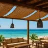 Coconut fiber awning 10x1M - 100 % Natural shade sail image 7