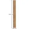 Coconut fiber awning 20x2M - 100 % Natural shade sail image 7