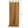 Shade Curtain Awning Coconut Fiber 2.1x1M – 100% Natural Shade Sail image 7