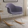 Rocking Chair Modern Fabric Upholstered – Nordic Style - Nordika image 7