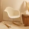 Rocking Chair Bouclé with Arms – Scandinavian Design with Steel and Wood - Nordika image 7