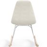 Rocking Chair  Minimalist Bouclé – Nordic Style with Wood and Steel Base - Skögur image 7