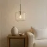 Modern Glass Pendant Lamp - Adjustable Cable - Dewers image 7