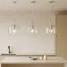 Modern Glass Pendant Lamp - Adjustable Cable - Dewers image 7
