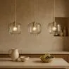 Modern Glass Pendant Lamp - Adjustable Cable - Dewers image 7