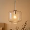 Modern Glass Pendant Lamp - Adjustable Cable - Dewers image 7