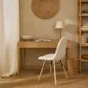 Dining chair Scandinavian upholstered in bouclé – Dining or desk - Skögur image 7