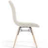 Dining chair Scandinavian upholstered in bouclé – Dining or desk - Skögur image 7