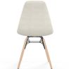 Dining chair Scandinavian upholstered in bouclé – Dining or desk - Skögur image 7