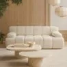 Modular Sofa Upholstered in Bouclé Fabric – 2/3 Seater – Bianca image 7