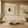 Modular Sofa Upholstered in Bouclé Fabric - 3/4 Seater - Bianca image 7