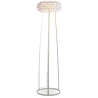 Buy Floor Lamp - Living Room Lamp with Crystal Buttons - Savoni Transparent 53532 - prices