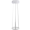 Buy Floor Lamp - Living Room Lamp with Crystal Buttons - Savoni Transparent 53532 - in the EU
