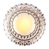 Buy Floor Lamp - Large Living Room Lamp with Crystal Buttons - Savoni Transparent 53533 Home delivery