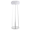 Buy Floor Lamp - Large Living Room Lamp with Crystal Buttons - Savoni Transparent 53533 - in the EU
