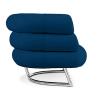 Buy Designer armchair - Faux leather upholstery - Bivendun Black 16500 at Privatefloor