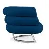 Designer armchair - Faux leather upholstery - Bivendun image 7