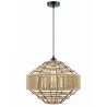 Pendant Light - Natural Rope and Black Metal Frame - Lapor image 7