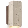 Wall Light – Wood & Travertine Wall Sconce – Violette image 7